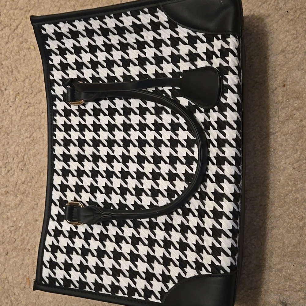 Houndstooth Handbag - image 3